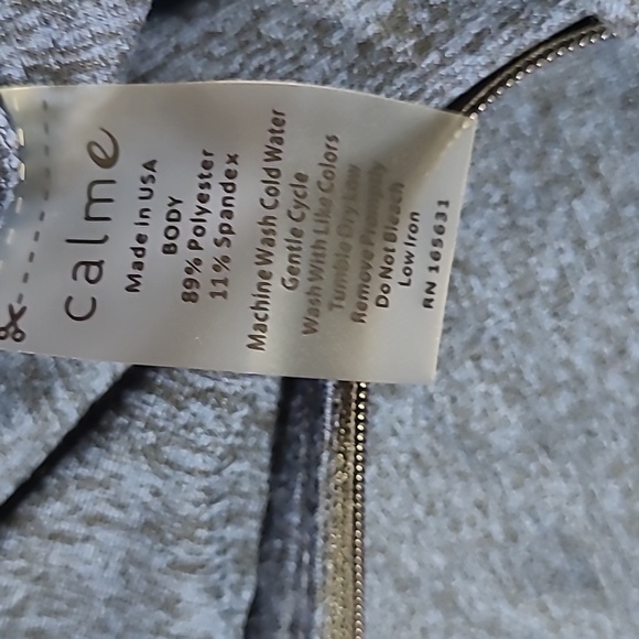 Calme By Johnny Was Heather Zip Up Hoodie Size L Women's - Picture 8 of 8